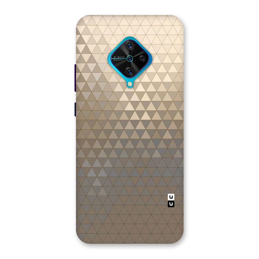 Beautiful Golden Pattern Back Case for Vivo S1 Pro