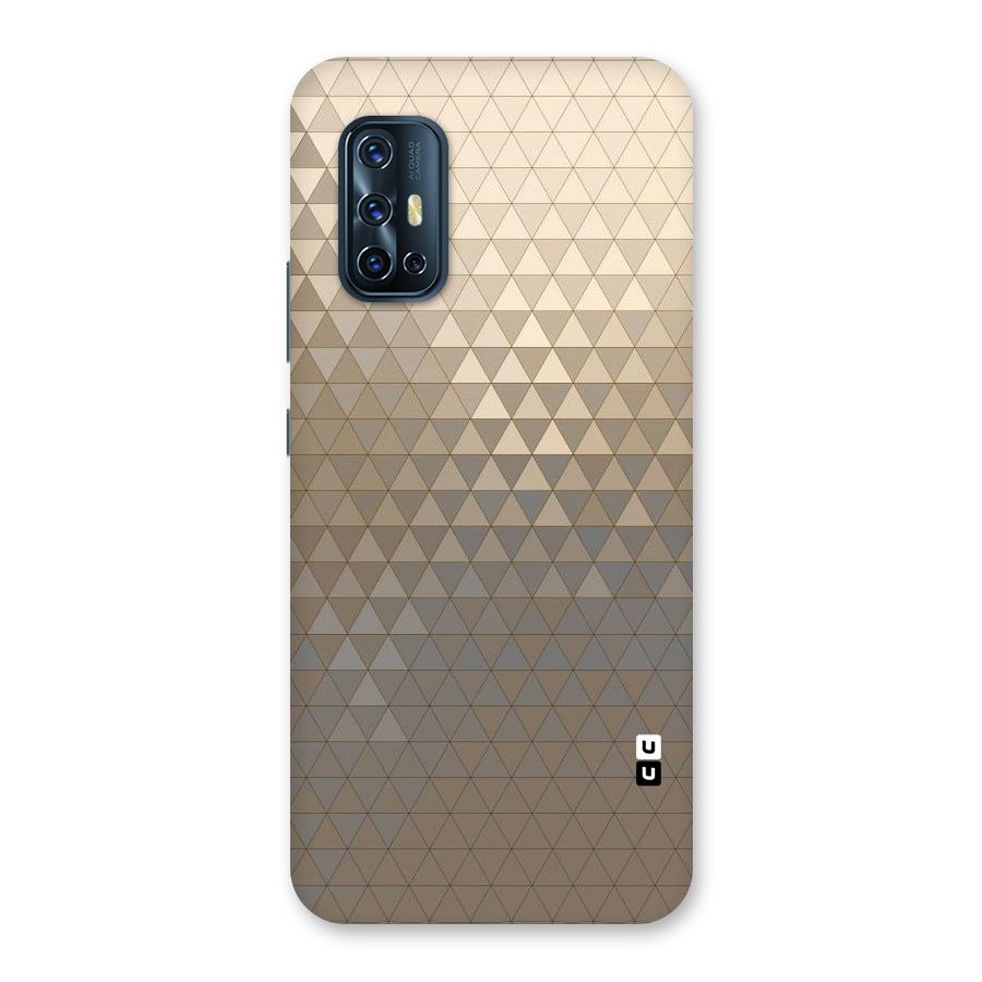 Beautiful Golden Pattern Back Case for Vivo V17