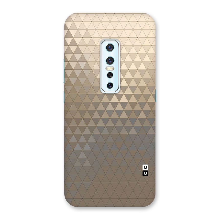 Beautiful Golden Pattern Back Case for Vivo V17 Pro