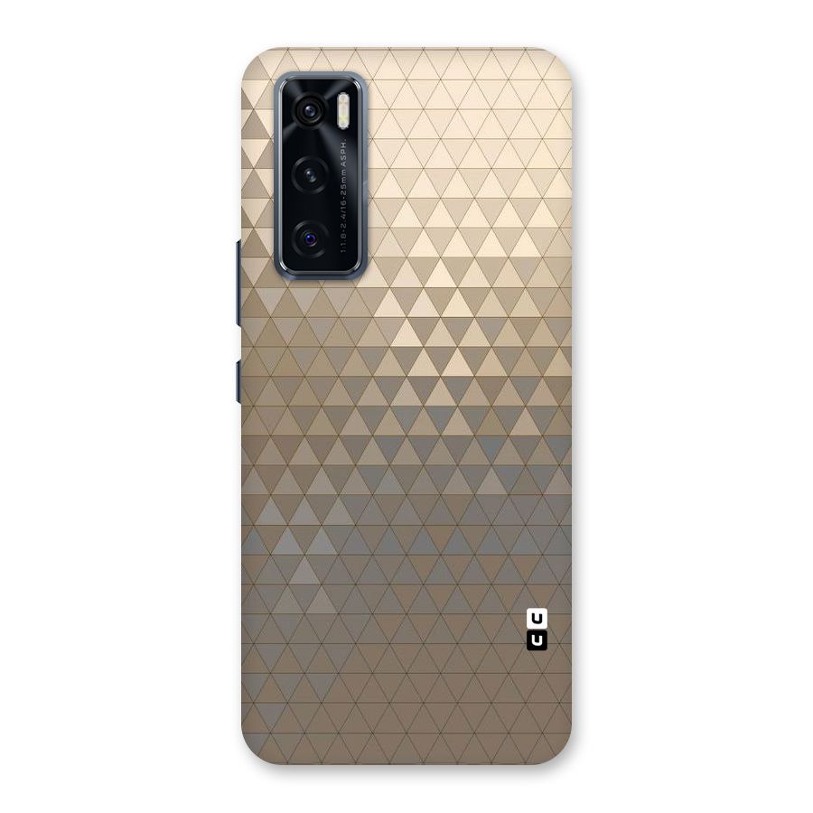 Beautiful Golden Pattern Back Case for Vivo V20 SE