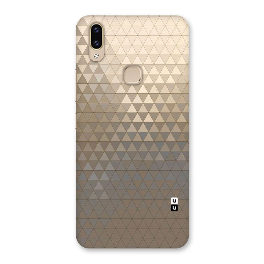 Beautiful Golden Pattern Back Case for Vivo V9 Youth