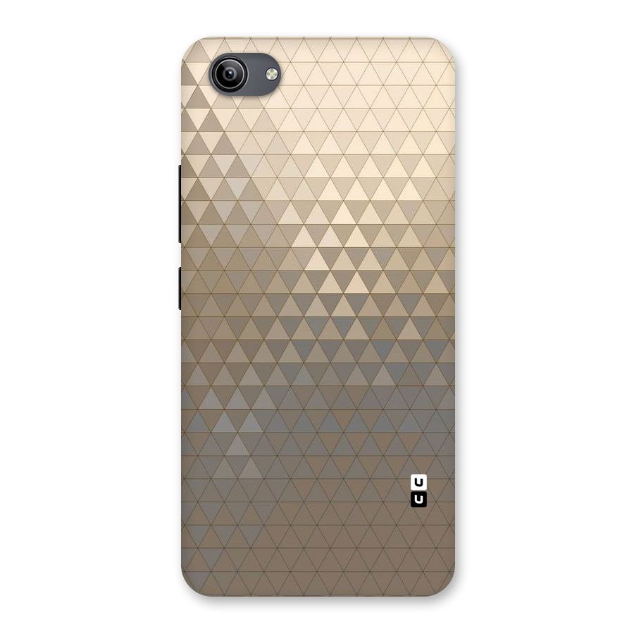 Beautiful Golden Pattern Back Case for Vivo Y81i