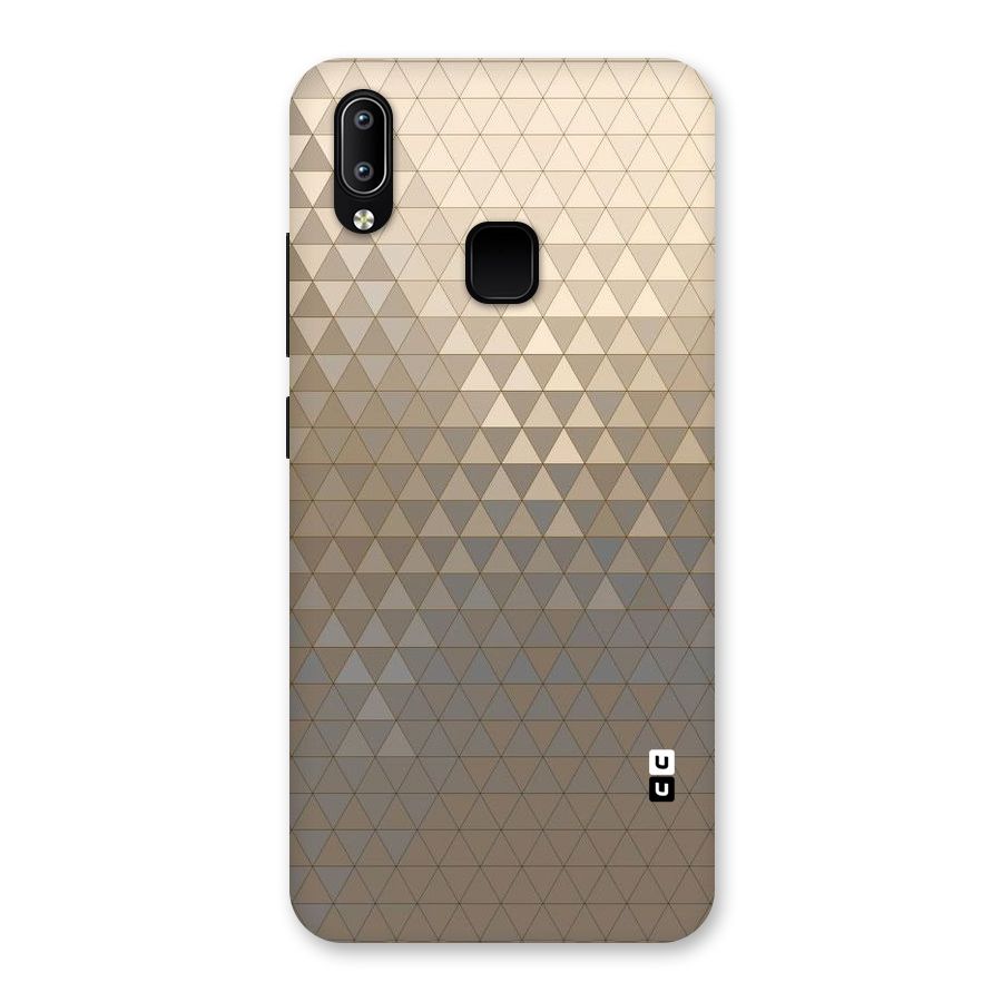 Beautiful Golden Pattern Back Case for Vivo Y93