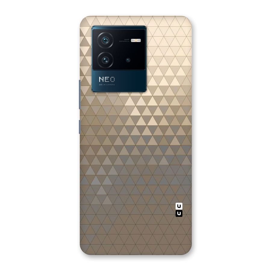 Beautiful Golden Pattern Back Case for Vivo iQOO Neo 6 5G