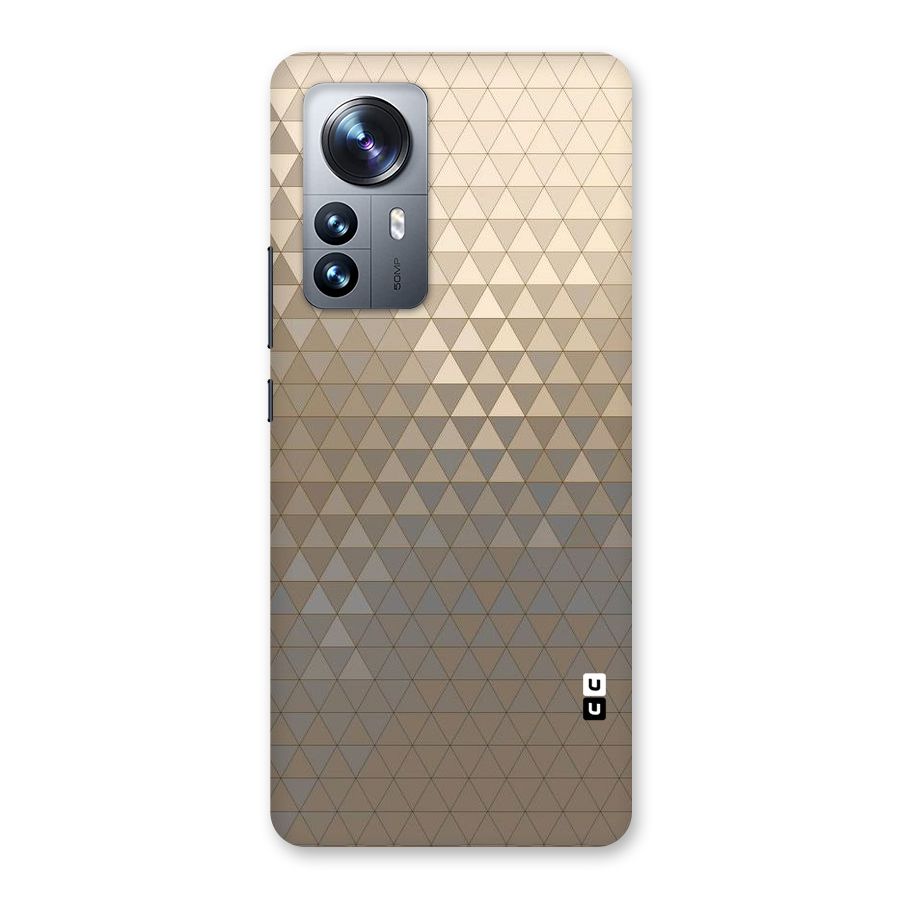 Beautiful Golden Pattern Back Case for Xiaomi 12 Pro