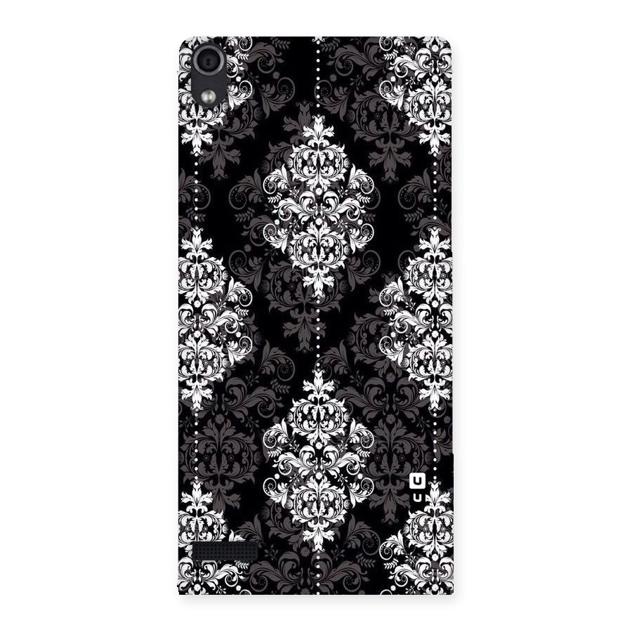 Beautiful Grey Pattern Back Case for Ascend P6