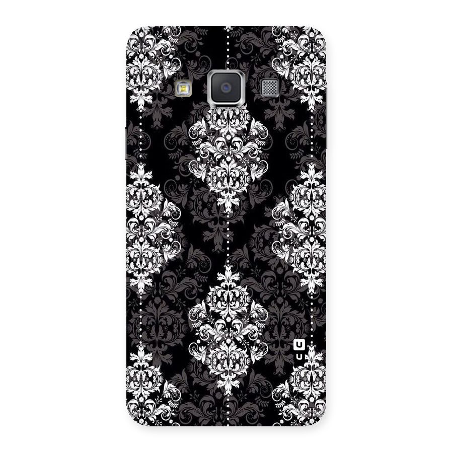 Beautiful Grey Pattern Back Case for Galaxy A3