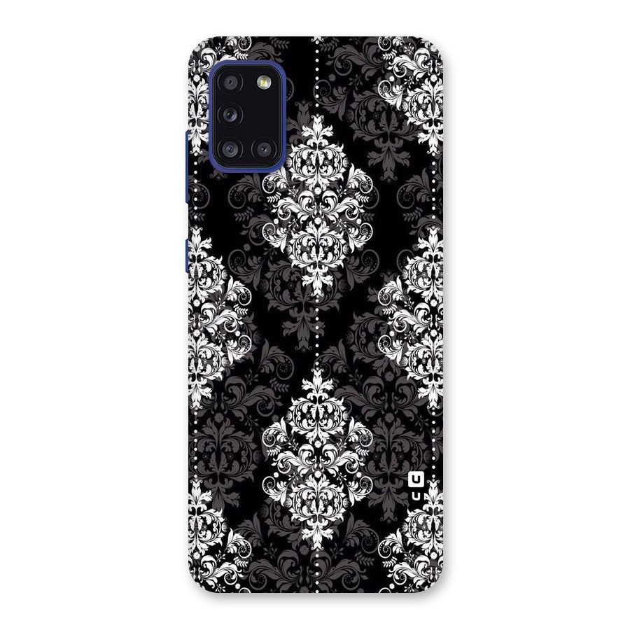 Beautiful Grey Pattern Back Case for Galaxy A31