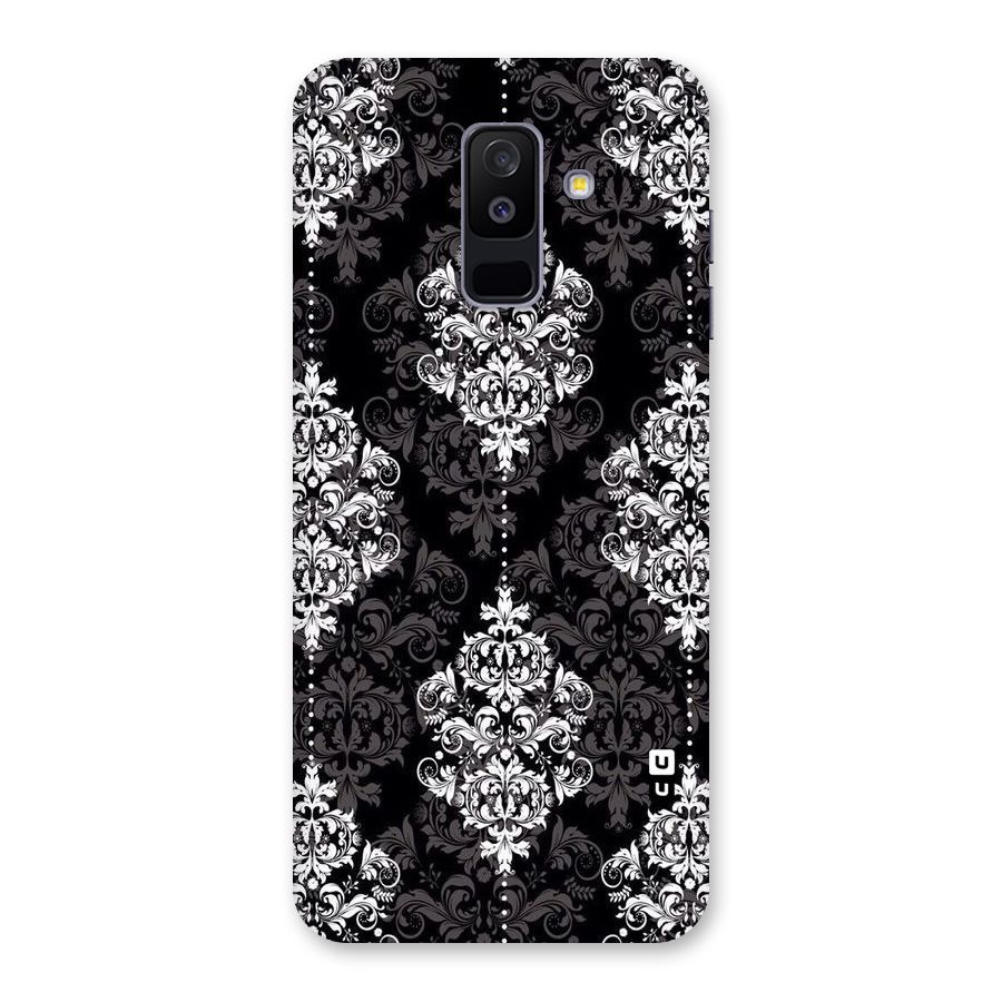 Beautiful Grey Pattern Back Case for Galaxy A6 Plus