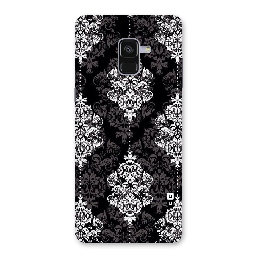 Beautiful Grey Pattern Back Case for Galaxy A8 Plus