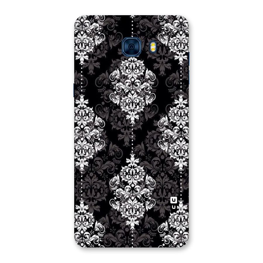 Beautiful Grey Pattern Back Case for Galaxy C7 Pro