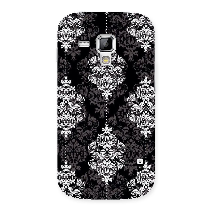 Beautiful Grey Pattern Back Case for Galaxy S Duos