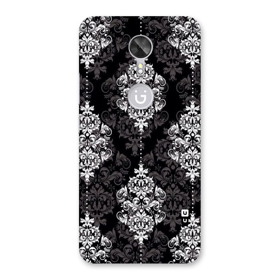 Beautiful Grey Pattern Back Case for Gionee A1
