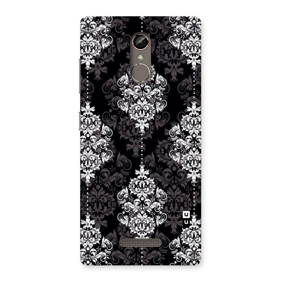 Beautiful Grey Pattern Back Case for Gionee S6s