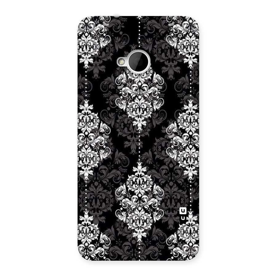 Beautiful Grey Pattern Back Case for HTC One M7