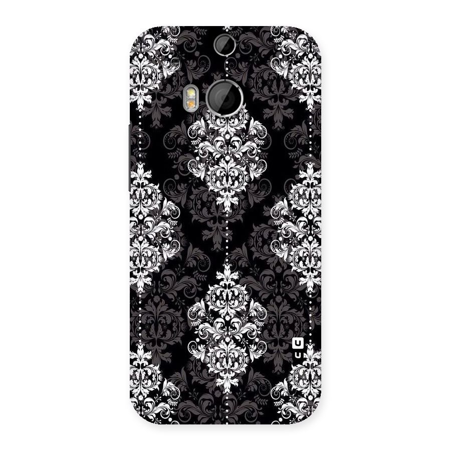 Beautiful Grey Pattern Back Case for HTC One M8