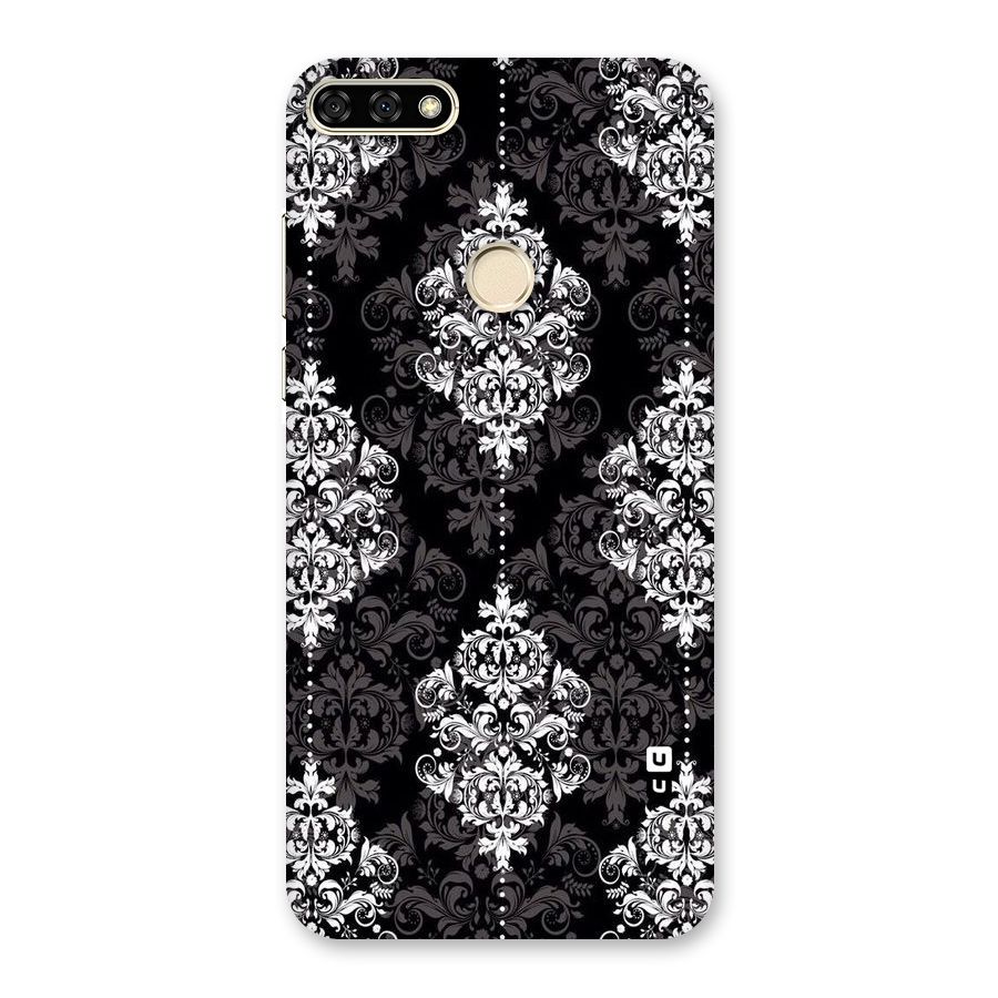 Beautiful Grey Pattern Back Case for Honor 7A