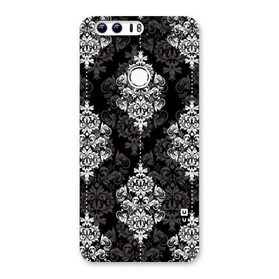 Beautiful Grey Pattern Back Case for Honor 8