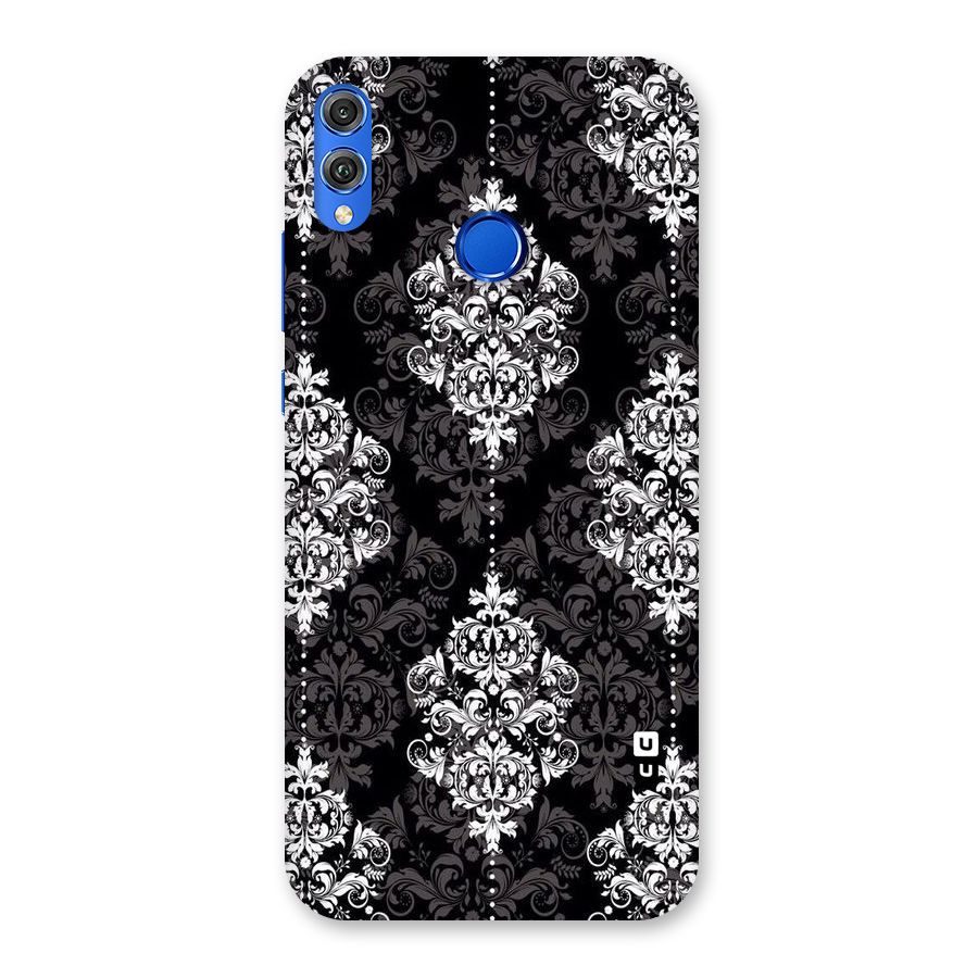 Beautiful Grey Pattern Back Case for Honor 8X