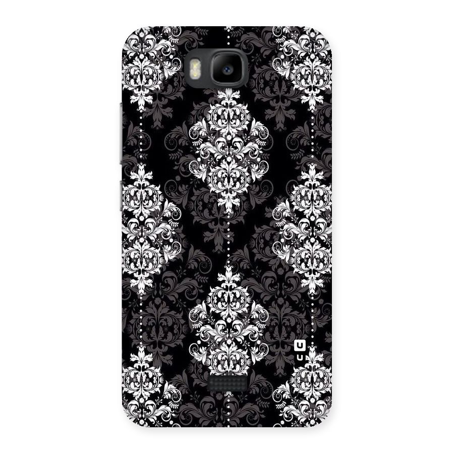 Beautiful Grey Pattern Back Case for Honor Bee