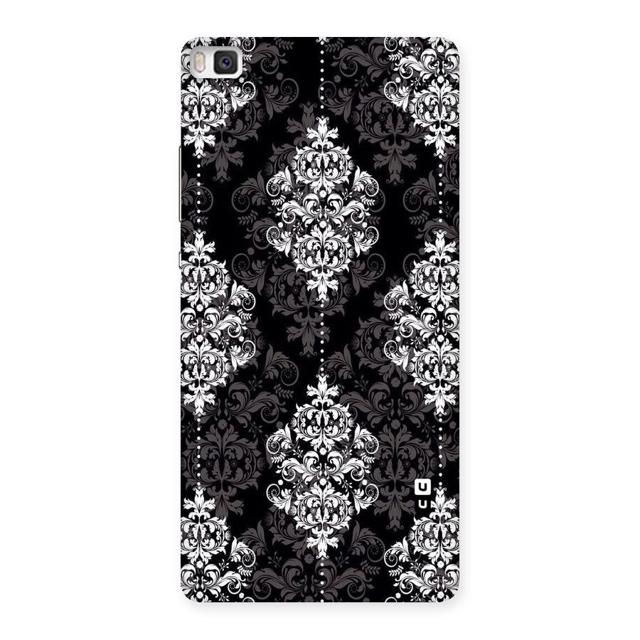 Beautiful Grey Pattern Back Case for Huawei P8