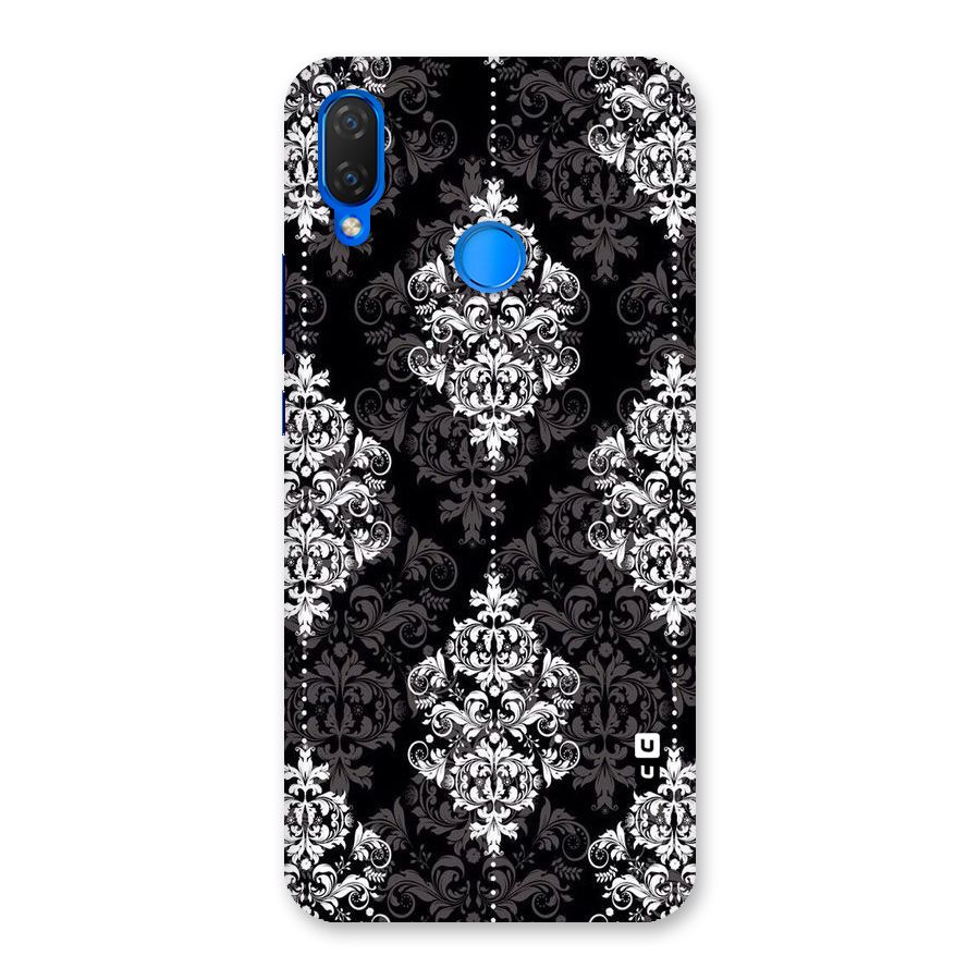 Beautiful Grey Pattern Back Case for Huawei P Smart+