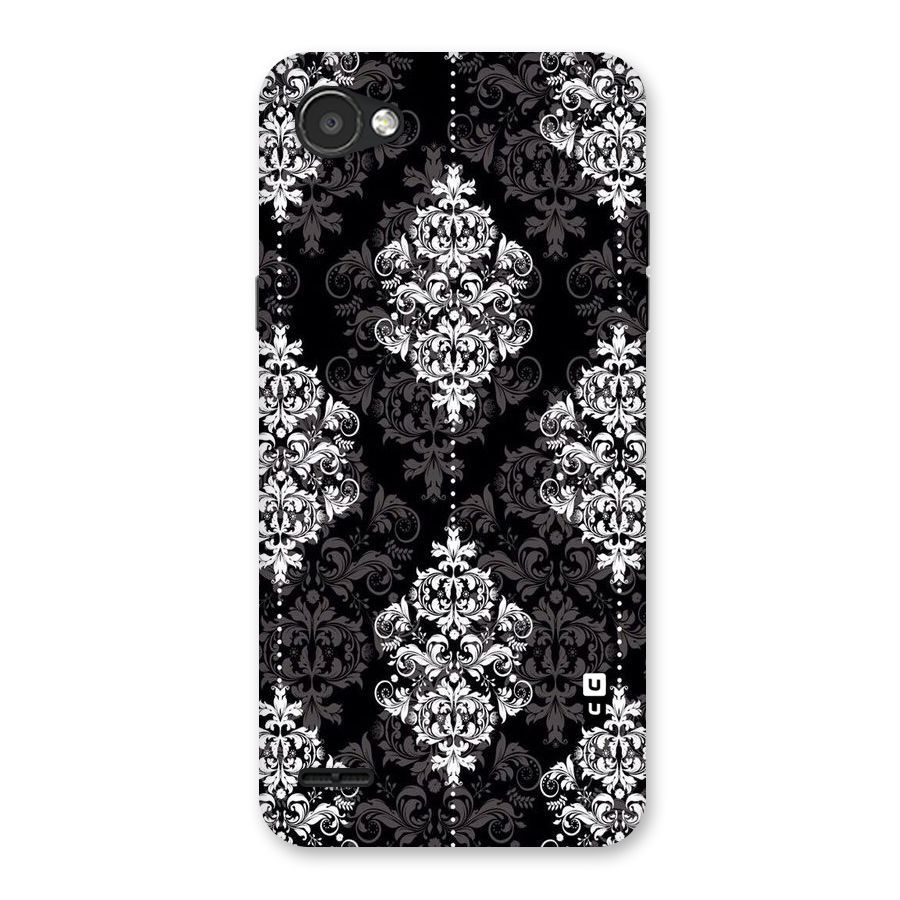 Beautiful Grey Pattern Back Case for LG Q6