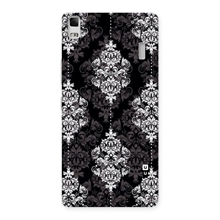 Beautiful Grey Pattern Back Case for Lenovo A7000