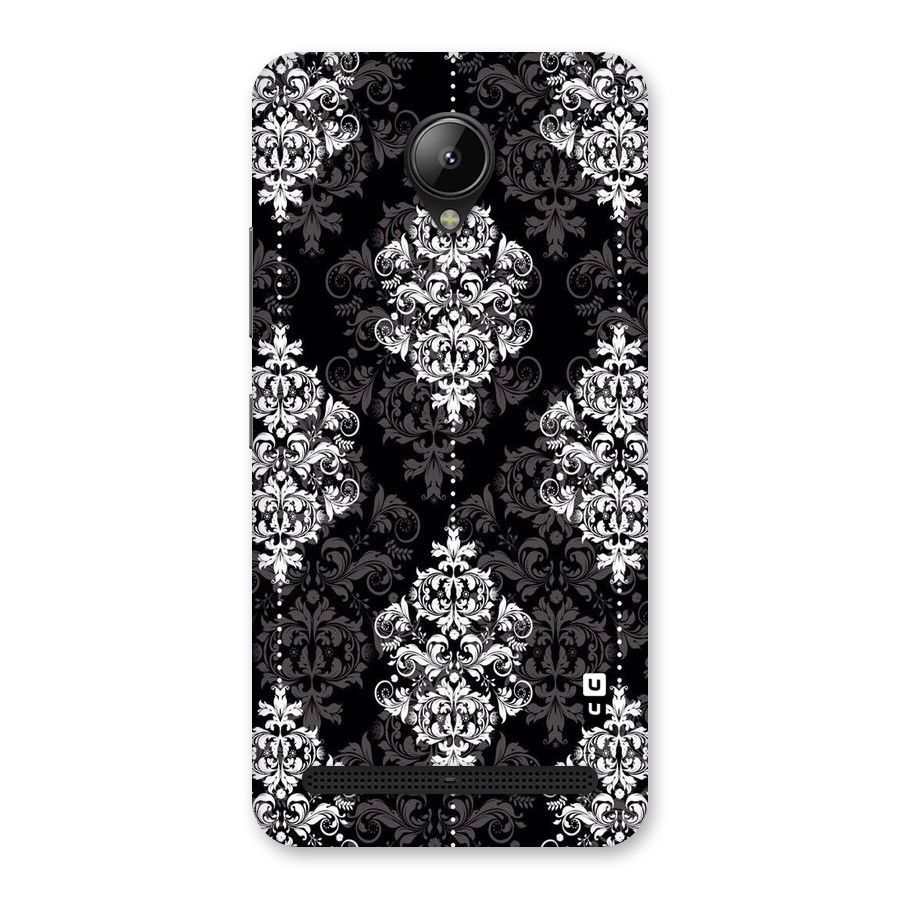 Beautiful Grey Pattern Back Case for Lenovo C2