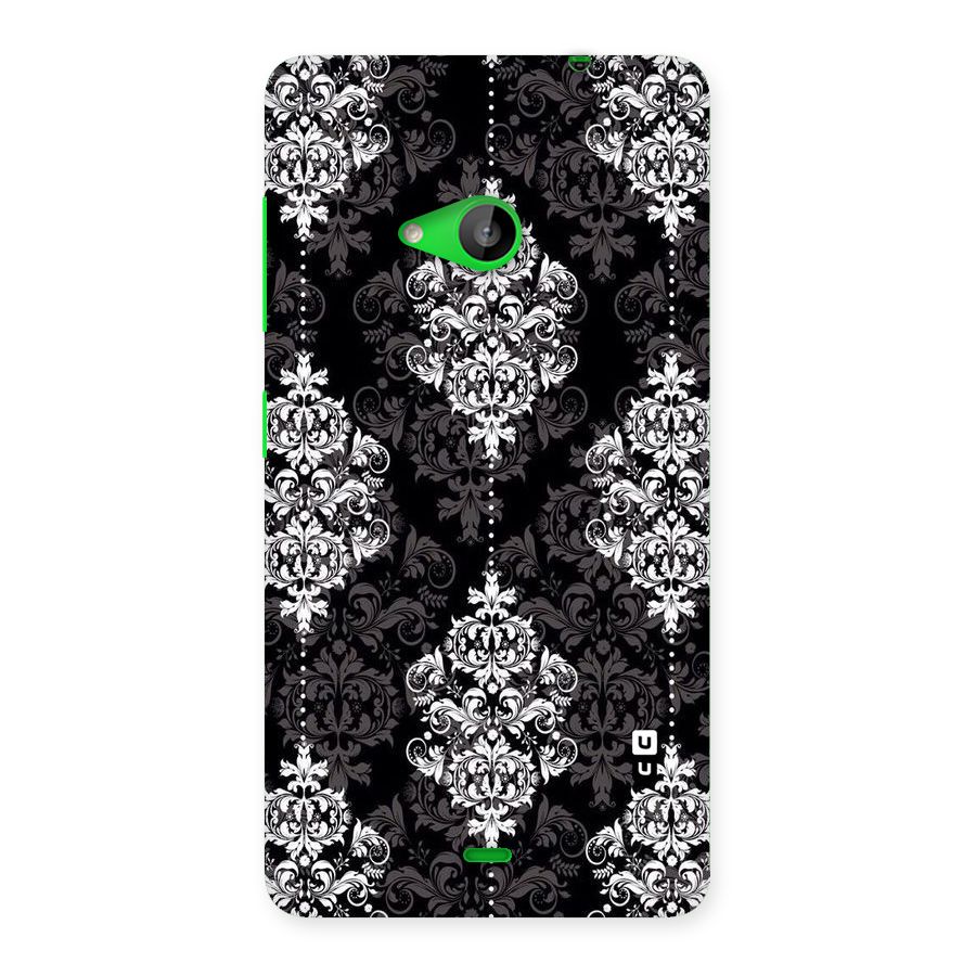 Beautiful Grey Pattern Back Case for Lumia 535