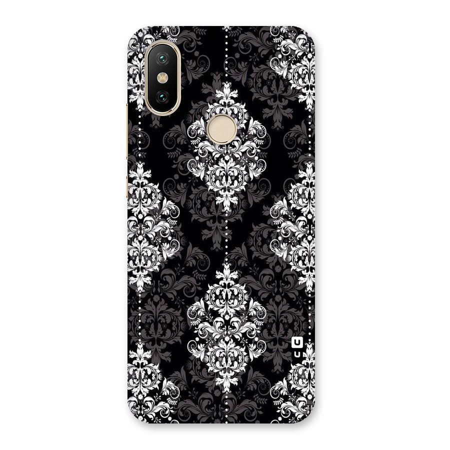 Beautiful Grey Pattern Back Case for Mi A2