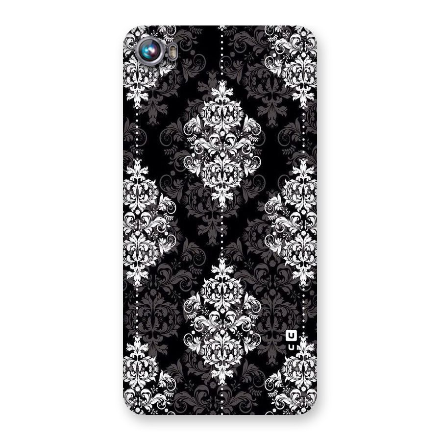 Beautiful Grey Pattern Back Case for Micromax Canvas Fire 4 A107