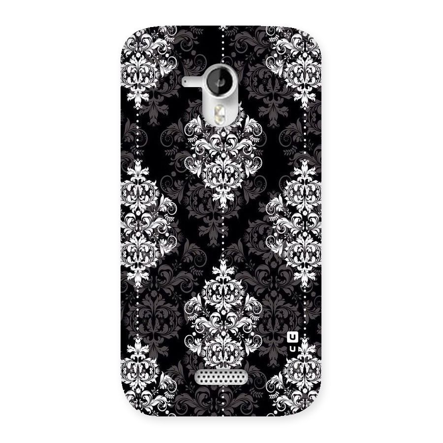 Beautiful Grey Pattern Back Case for Micromax Canvas HD A116
