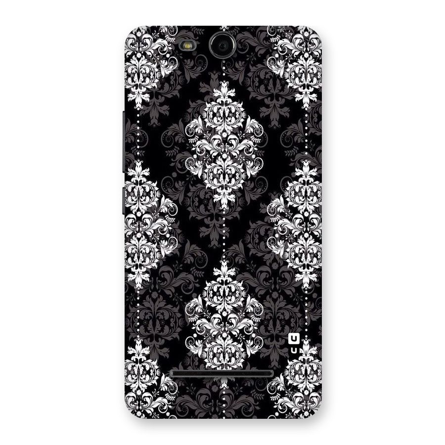 Beautiful Grey Pattern Back Case for Micromax Canvas Juice 3 Q392