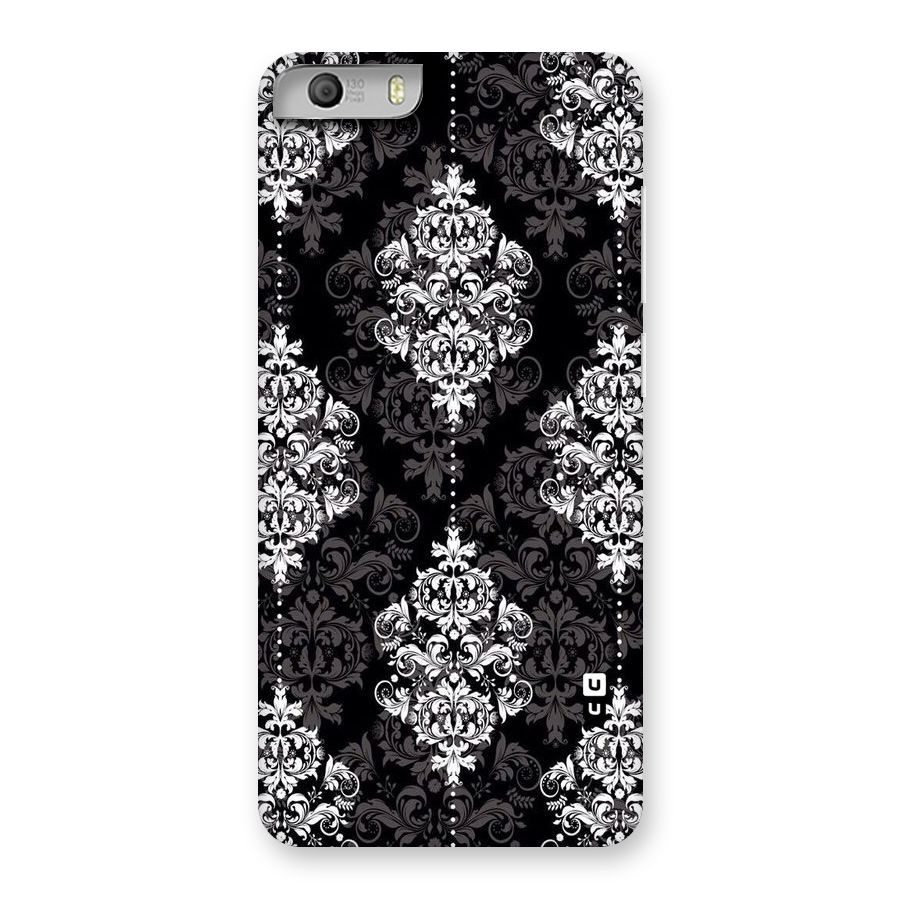 Beautiful Grey Pattern Back Case for Micromax Canvas Knight 2