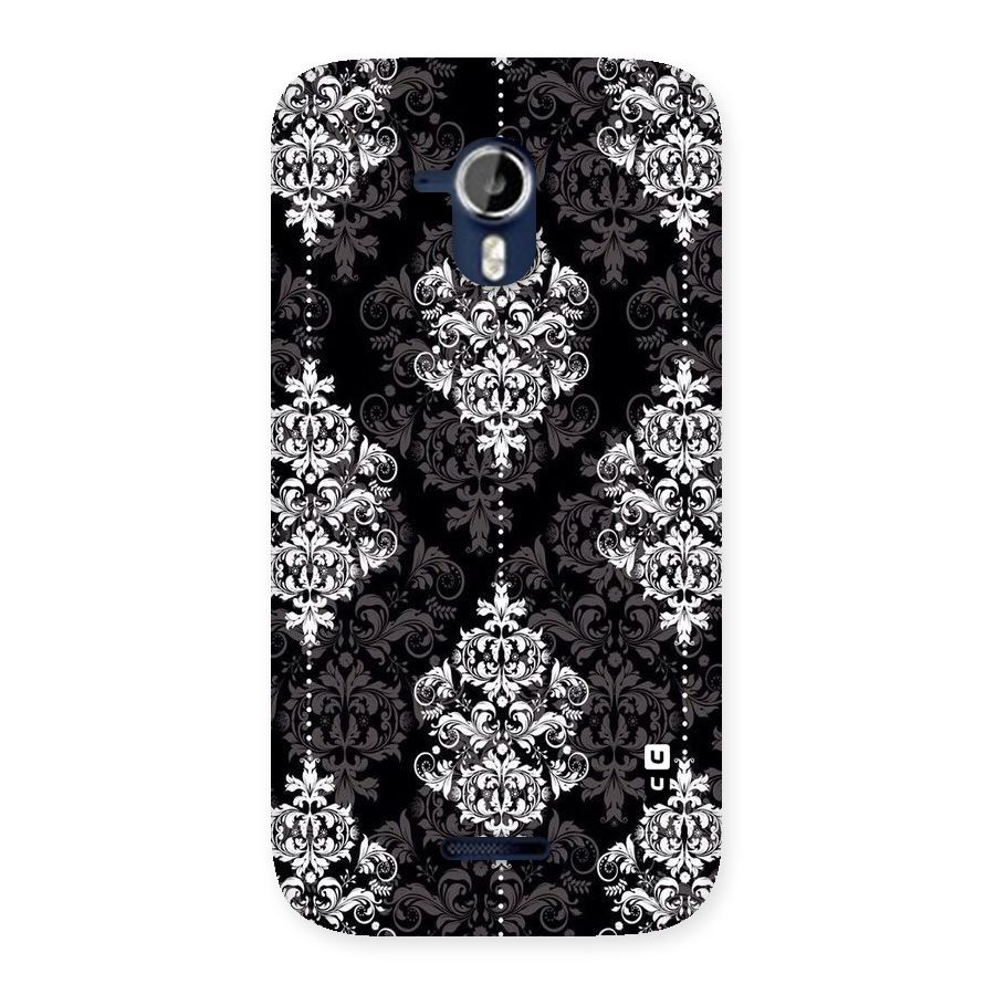 Beautiful Grey Pattern Back Case for Micromax Canvas Magnus A117