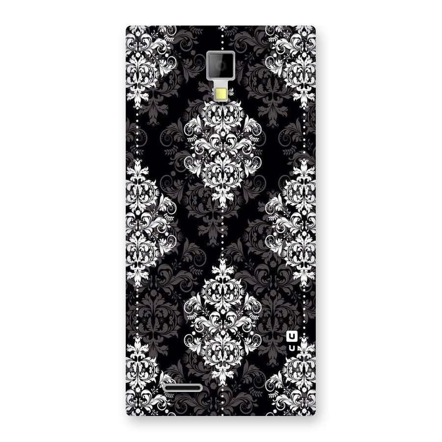 Beautiful Grey Pattern Back Case for Micromax Canvas Xpress A99