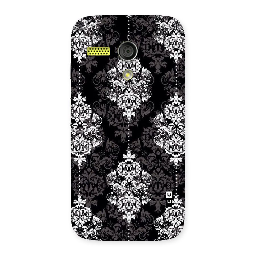 Beautiful Grey Pattern Back Case for Moto G