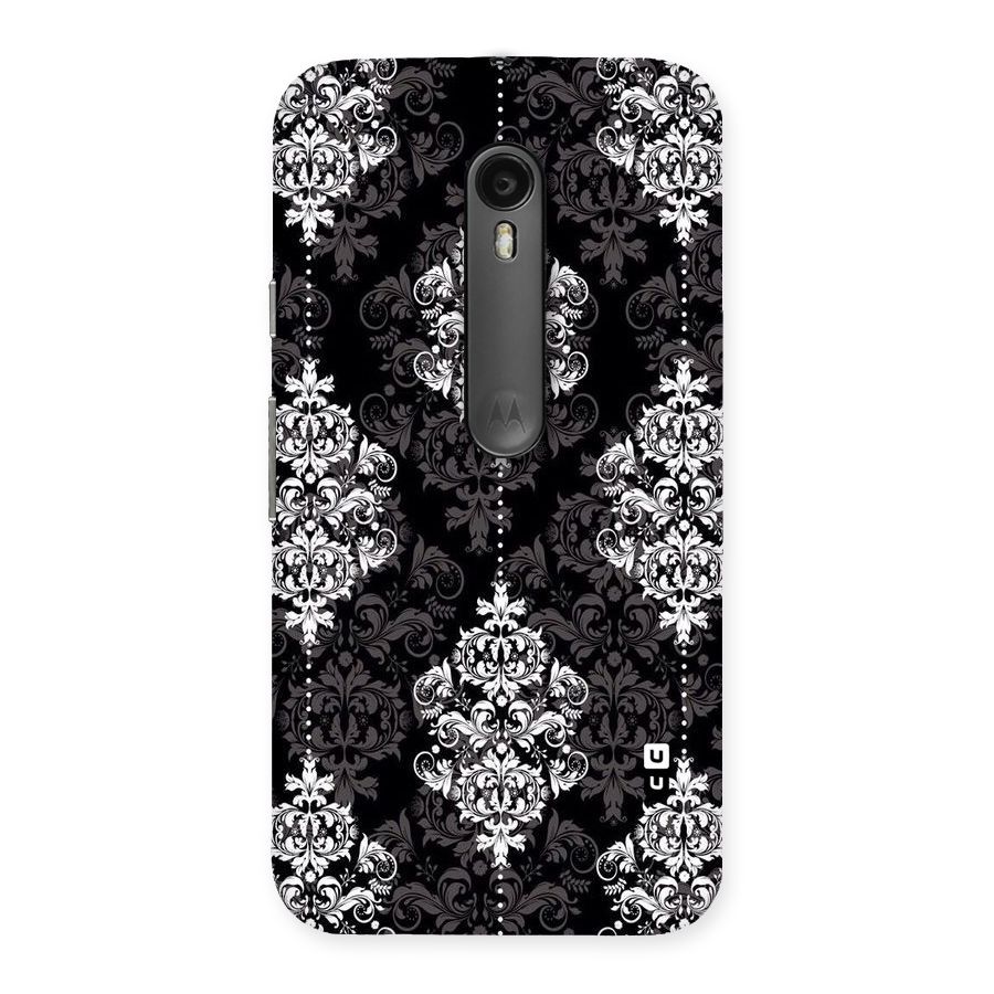 Beautiful Grey Pattern Back Case for Moto G3