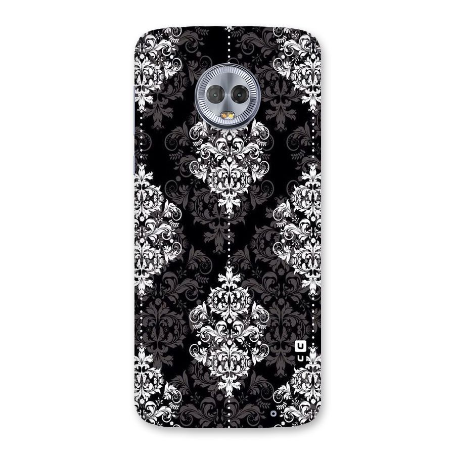 Beautiful Grey Pattern Back Case for Moto G6 Plus