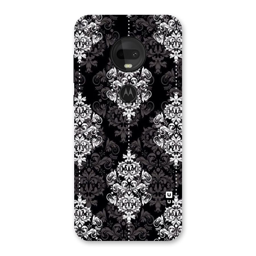 Beautiful Grey Pattern Back Case for Moto G7
