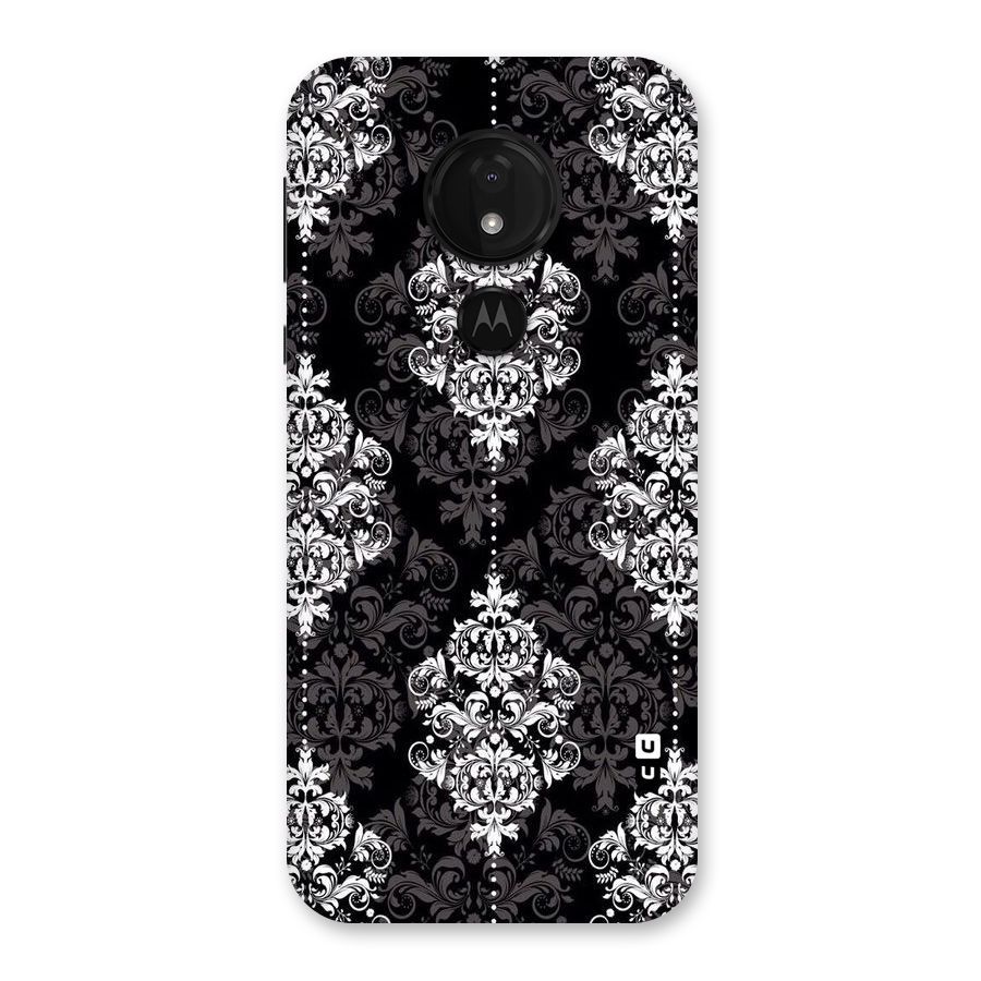 Beautiful Grey Pattern Back Case for Moto G7 Power