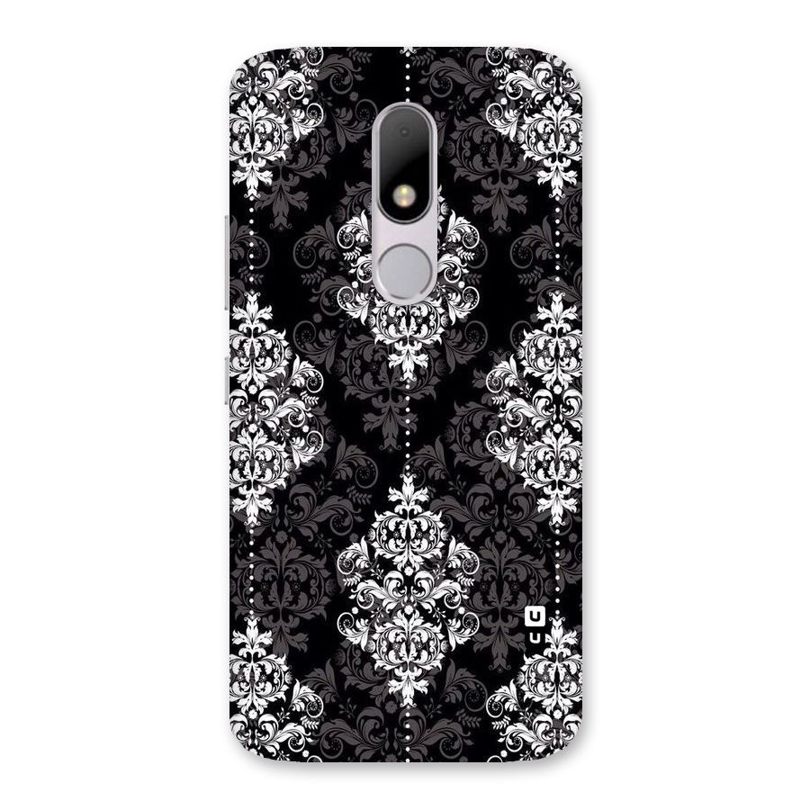 Beautiful Grey Pattern Back Case for Moto M