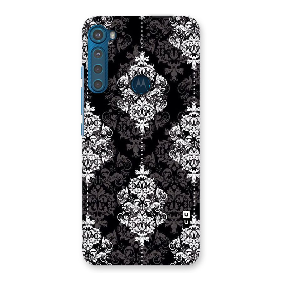 Beautiful Grey Pattern Back Case for Motorola One Fusion Plus