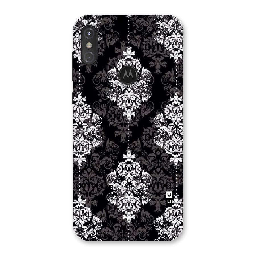 Beautiful Grey Pattern Back Case for Motorola One Power