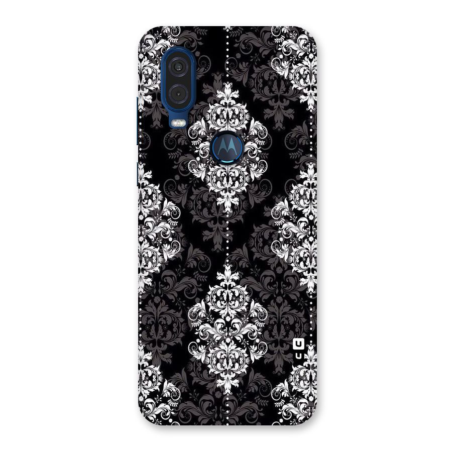 Beautiful Grey Pattern Back Case for Motorola One Vision