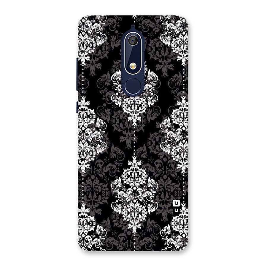 Beautiful Grey Pattern Back Case for Nokia 5.1