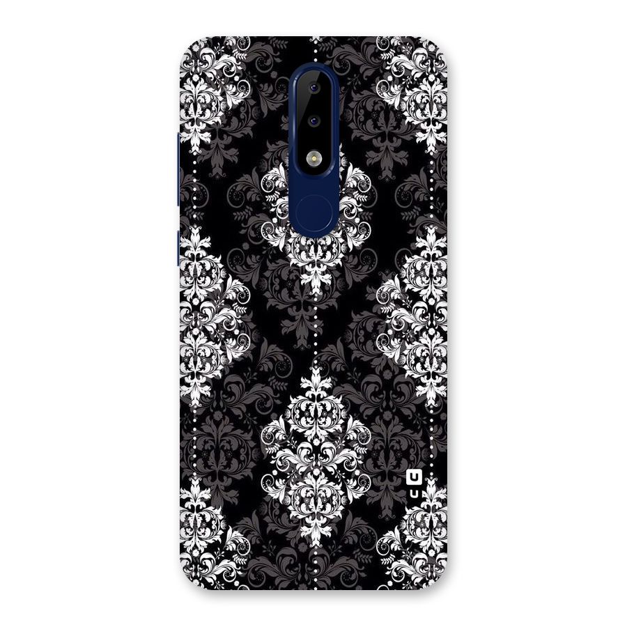 Beautiful Grey Pattern Back Case for Nokia 5.1 Plus