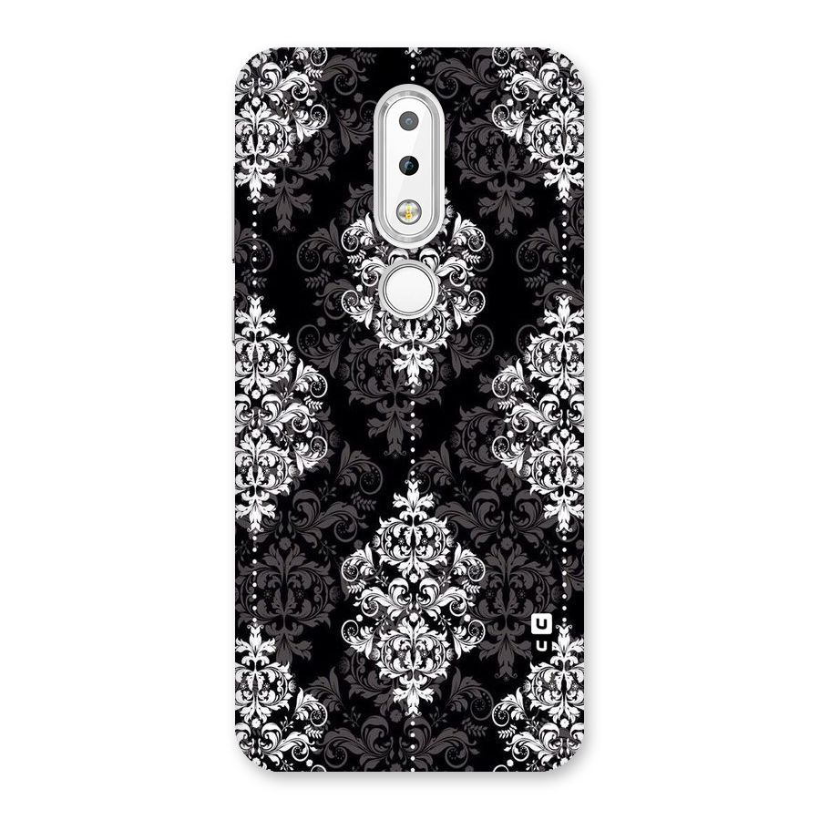Beautiful Grey Pattern Back Case for Nokia 6.1 Plus