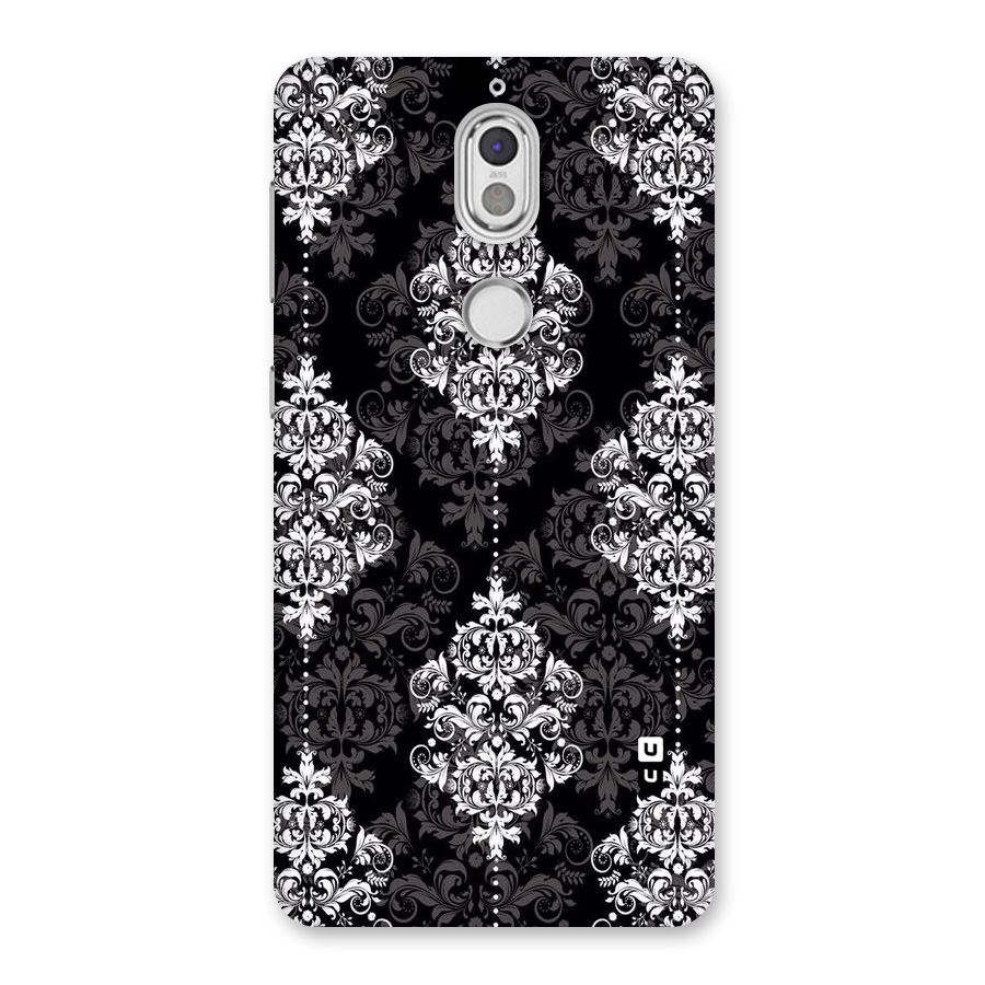 Beautiful Grey Pattern Back Case for Nokia 7